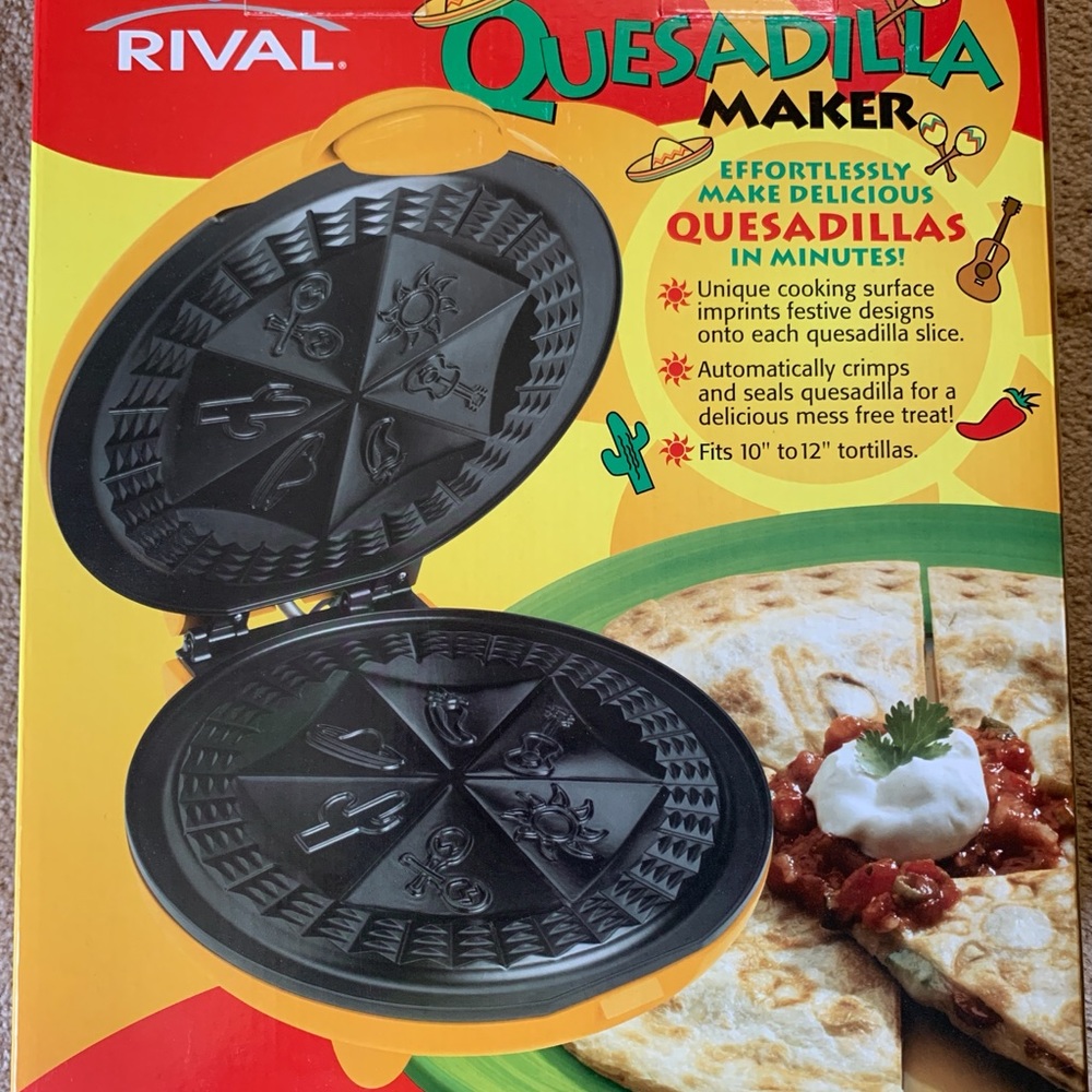 Rival Quesadilla Maker, Yellow